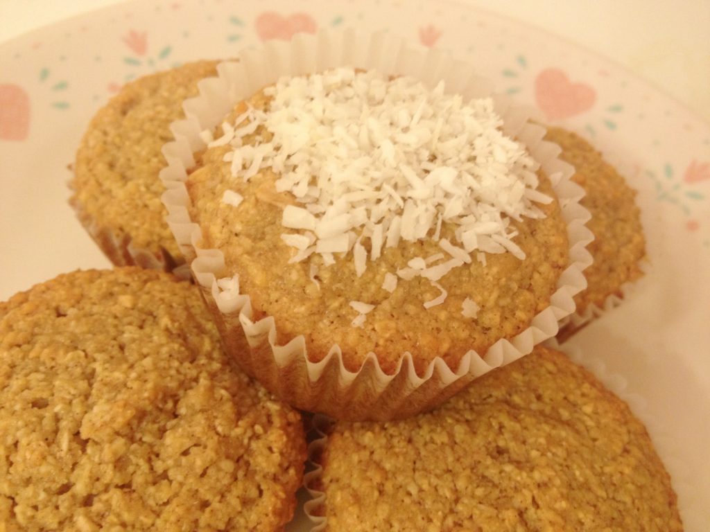 Almond and Oat Cinammon Spiced Muffins
