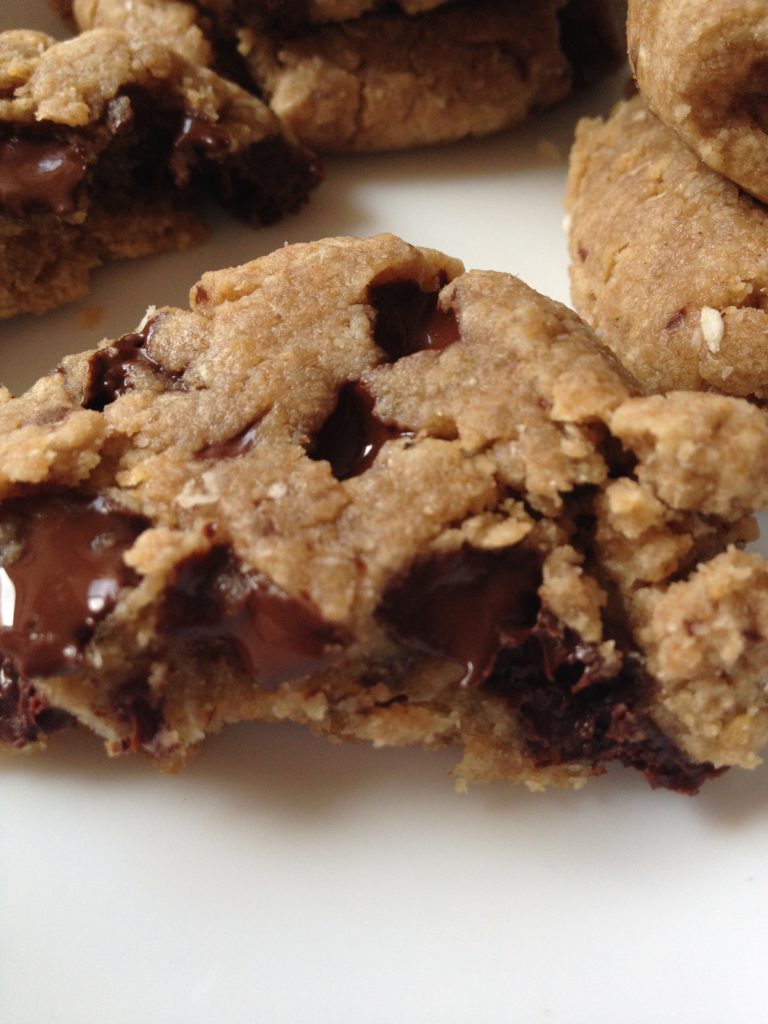 Dark Chocolate Chip Coconut Cookies