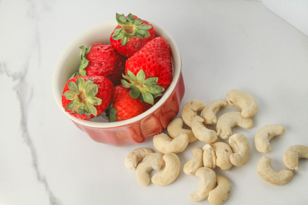 Cashews and Strawberries