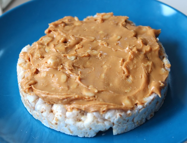 almond butter rice cake