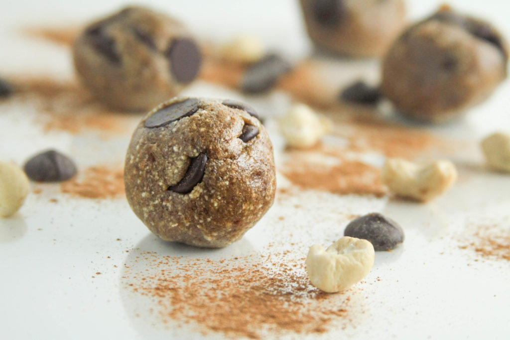 raw vegan spiced cookie dough